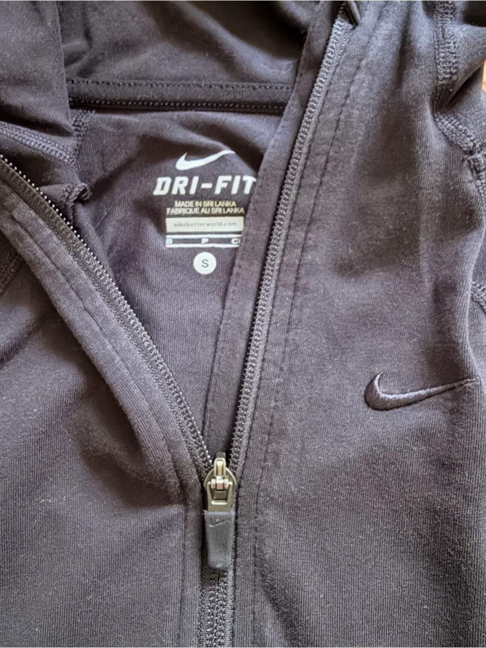 Nike Dri-FIT Woman’s Black Zip-Up Jacket